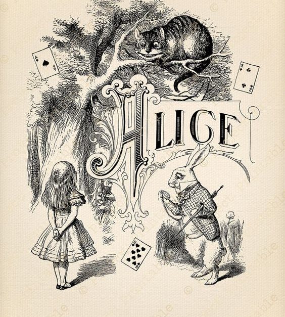 Alice no País das Maravilhas, de Lewis Carrol – ilustração Sir John Tenniel