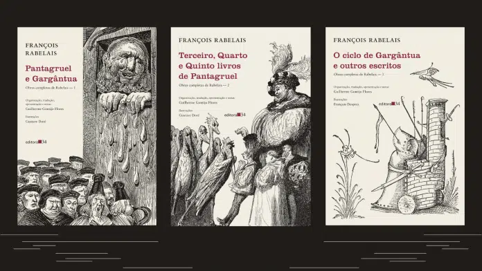 ‘Obras completas de Rabelais’, em tradução de Guilherme Gontijo Flores, pela Editora 34