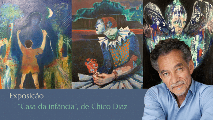 Chico Diaz abre a casa da infância para expor suas obras