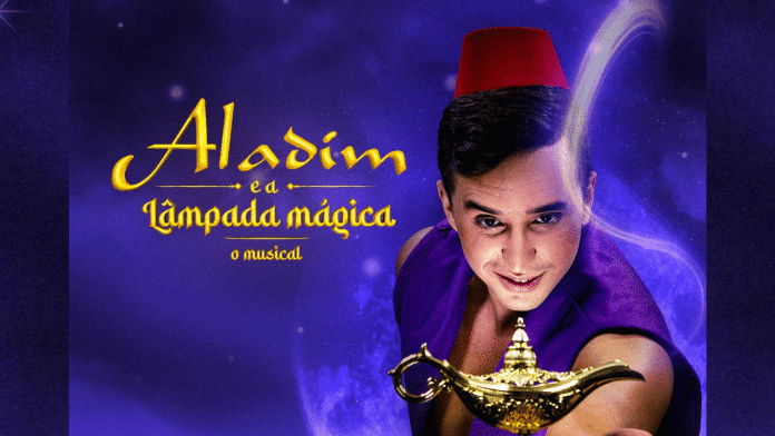 “Aladin e a Lâmpada Mágica – O Musical” estreia em uma superprodução em São Paulo