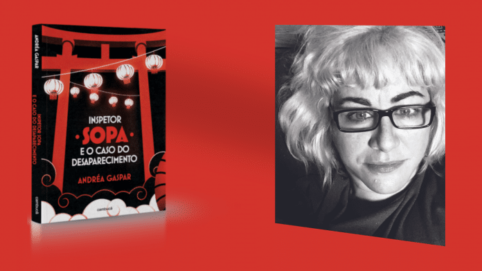 Andréa Gaspar lança terceiro livro da série policial ‘Inspetor Sopa e o caso do desaparecimento’