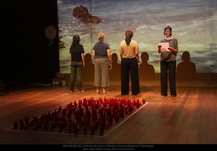 Espetáculo ‘Banho de Sol’ com a Zula Cia de Teatro estreia no Teatro Arthur Azevedo