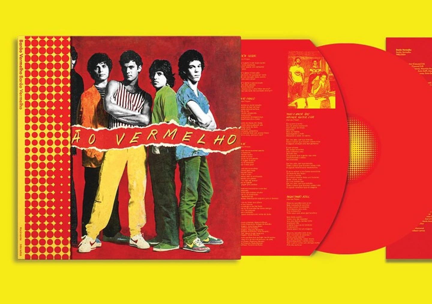 revistaprosaversoearte.com - Rocinante Três Selos lança a versão remixada em vinil do álbum Barão Vermelho de 1982