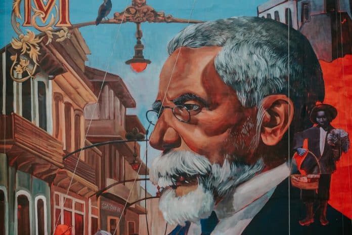 Machado de Assis ganhou mural do projeto Negro Muro