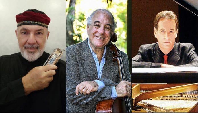 Espaço Guiomar Novaes recebe um trio José Staneck, Ricardo Santoro e Flavio Augusto