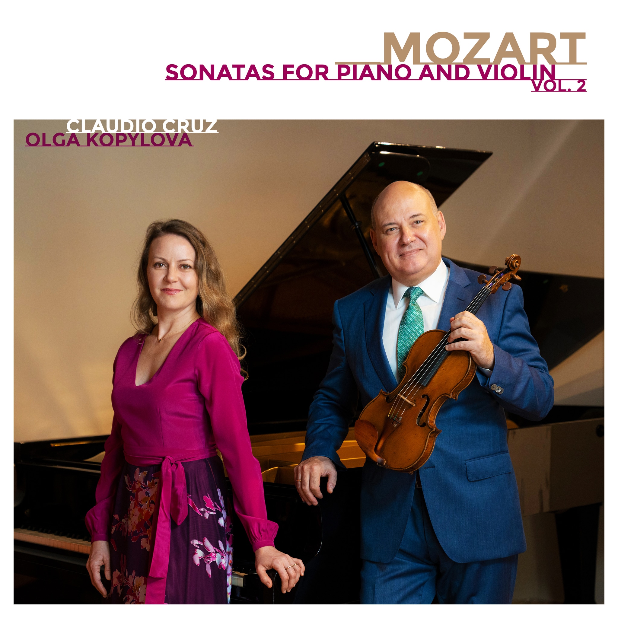 revistaprosaversoearte.com - Álbum 'Mozart: Sonatas for Piano and Violin, Vol. 2' | Claudio Cruz e Olga Kopylova