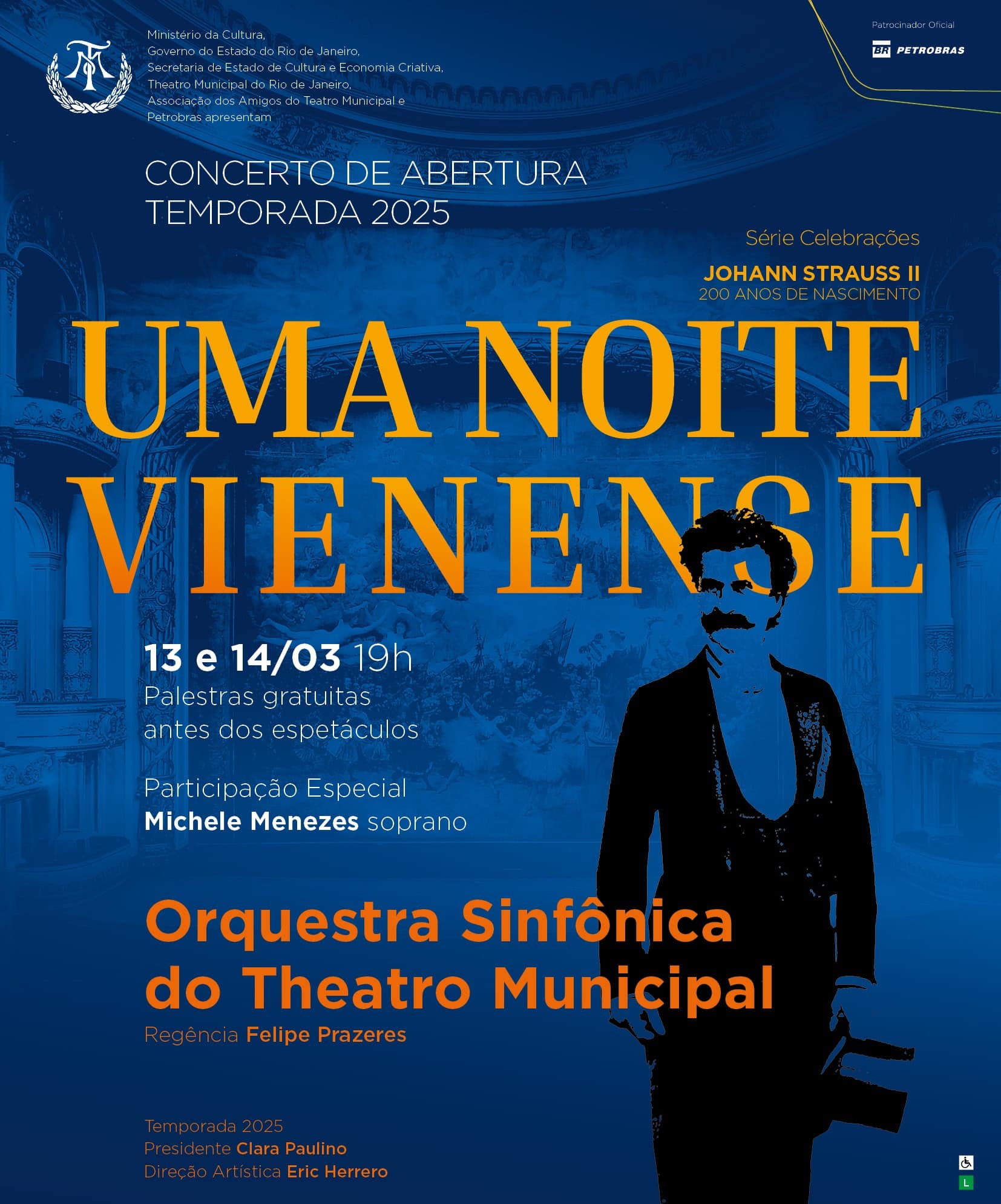 revistaprosaversoearte.com - Theatro Municipal do Rio de Janeiro abre a Temporada 2025 com homenagem a Johann Strauss II